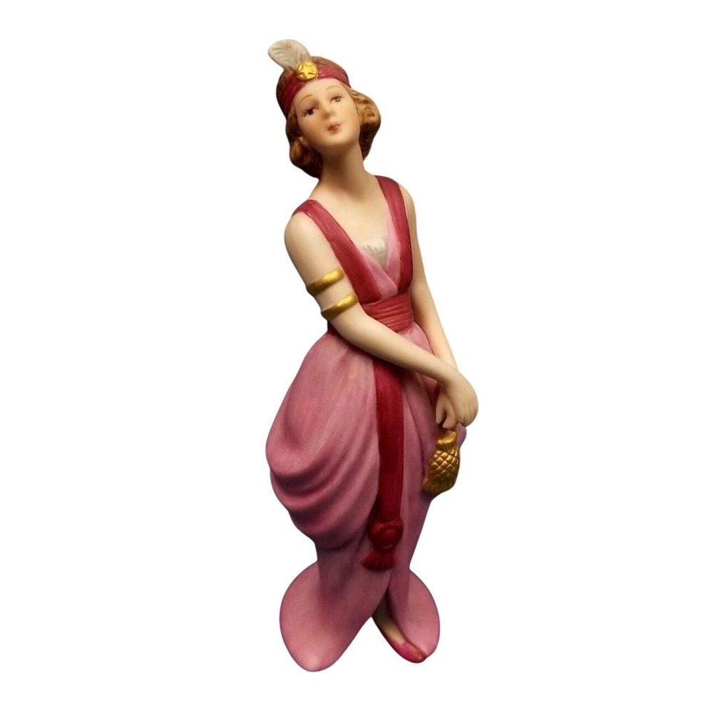 Lenox Vanessa Art Nouveau Great‎ Fashions History Porcelain Figurine Collectible